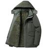 Cotton-padded Men's Winter Plus Velvet Padded Jacket Tooling Outdoor Warm Cotton-padded Plus Size Men's Coat