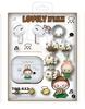 New TWS-K42 Bluetooth 5.3 In-ear True Wireless Earbuds with Cartoon Doll Bead Silicone Case
