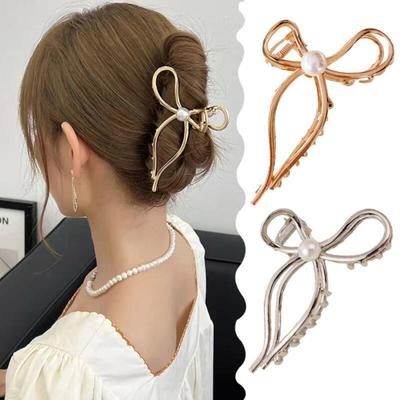 Women's Space Look Slim Ribbon Hair Clip