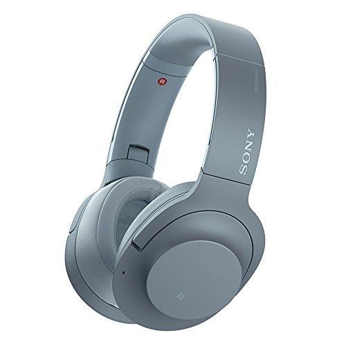 Sony H.ear On 2 Wireless Noise Cancelling Headphones WH-H900N Bluetooth Alexa Hi-Res Audio 28H Moonlit Blue 2017 Model 360 Reality Audio Certified