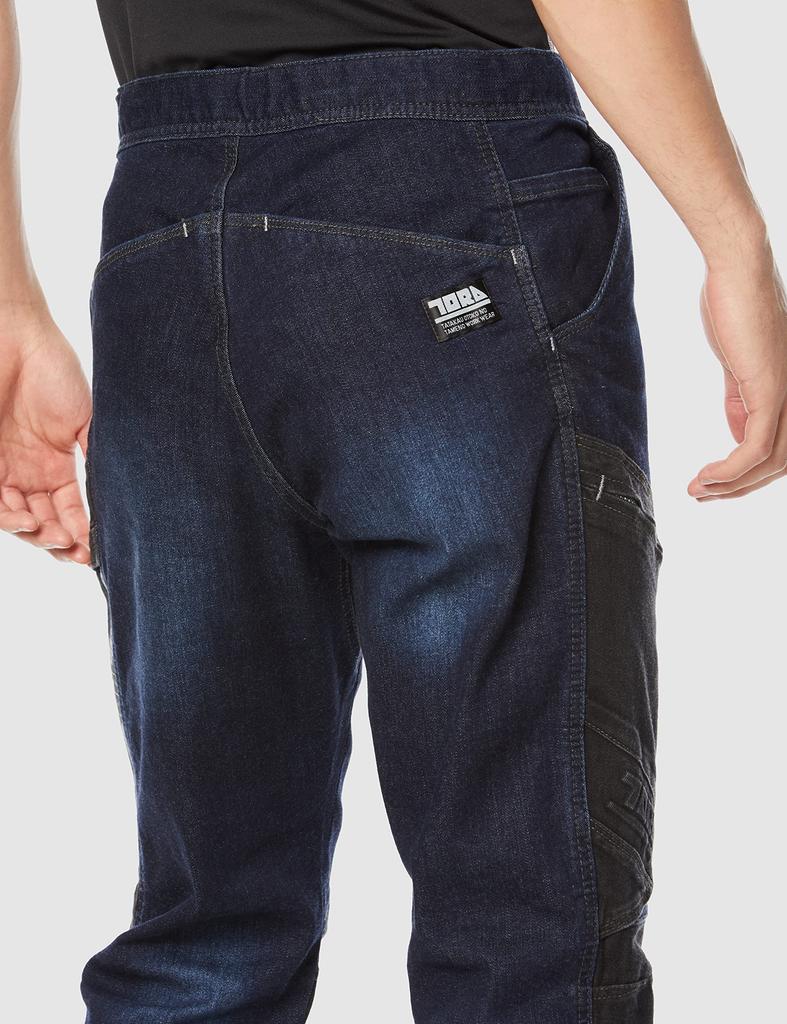 Toraichi Denim Cargo Jogger Work Brown X Size L Men's Pants, Color Black,