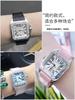 Cinturino Orologio in Vera Pelle di Alta Qualità 20mm 23mm Per Cinturino Orologio Cartier Serie Santos 100 Uomo e Donna Fibbia Pieghevole