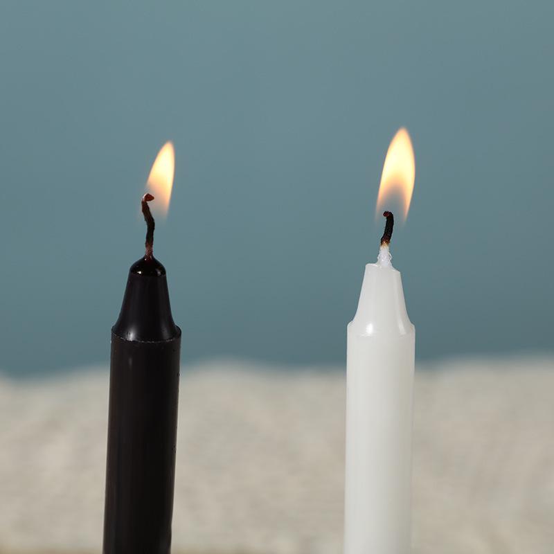 Trending 12-Piece Candle Set: Elegant Colored Taper Candles for Candlelight Dinners and Emergency Lighting.