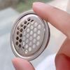 Round Nail Brush Cleaner Cup Transparent Glass Brushes Washing Cup  Acrylic Brushes