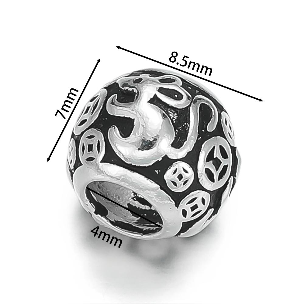 1pcs/lot 925 Sterling Silver Various Shape Silver Color Beads For DIY Jewelry Necklace Bracelets Making Supplies Accessories