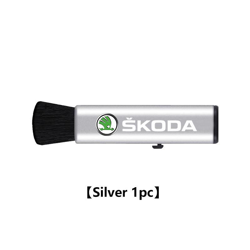 WJAS5 Car Retractable Cleaning Brush Air Conditioner Computer Cleaning Brush For Skoda Rapid Octavia Derivative Enyaq-iV VisionS Yeti