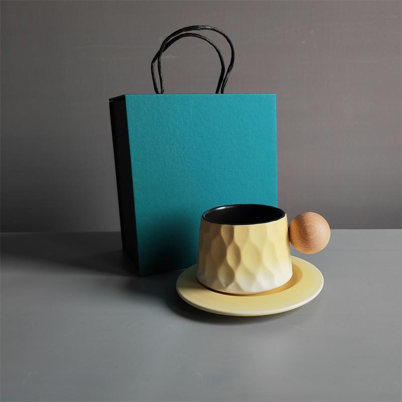 Light Luxury Ceramic Coffee Cup Cup Creative Household High Value Latte Water Cup