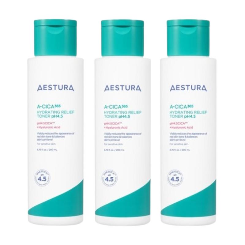Aestura A-Cica 365 Hydrating Relief Toner pH4.5 200ml – Mild Acid Hydrating Toner for Sensitive Skin