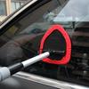 Cleaning Brush with Telescopic Handle 26-41cm Multi-Functional Microfiber Car Window Cleaner for Defrosting Defogging Soft Lint-Free Head Non-Slip