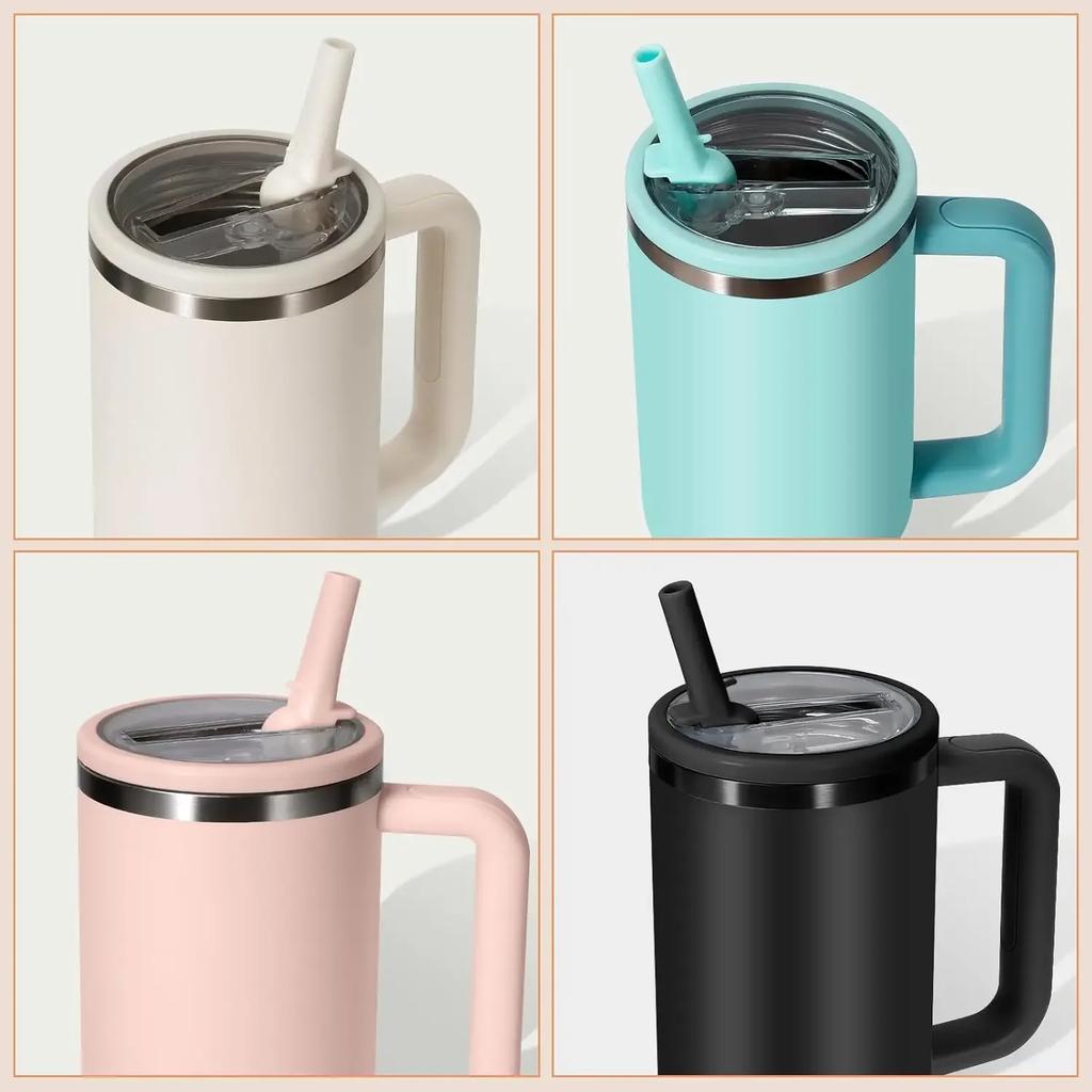 40oz Lid for Stanley Flip Straw Leak Proof Tumbler Lid Replacement for Stanley Cup Accessories Straw Cover