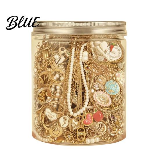 Metallic Jewelry Assortment Mystery Jar for Women Vintage Surprise Set