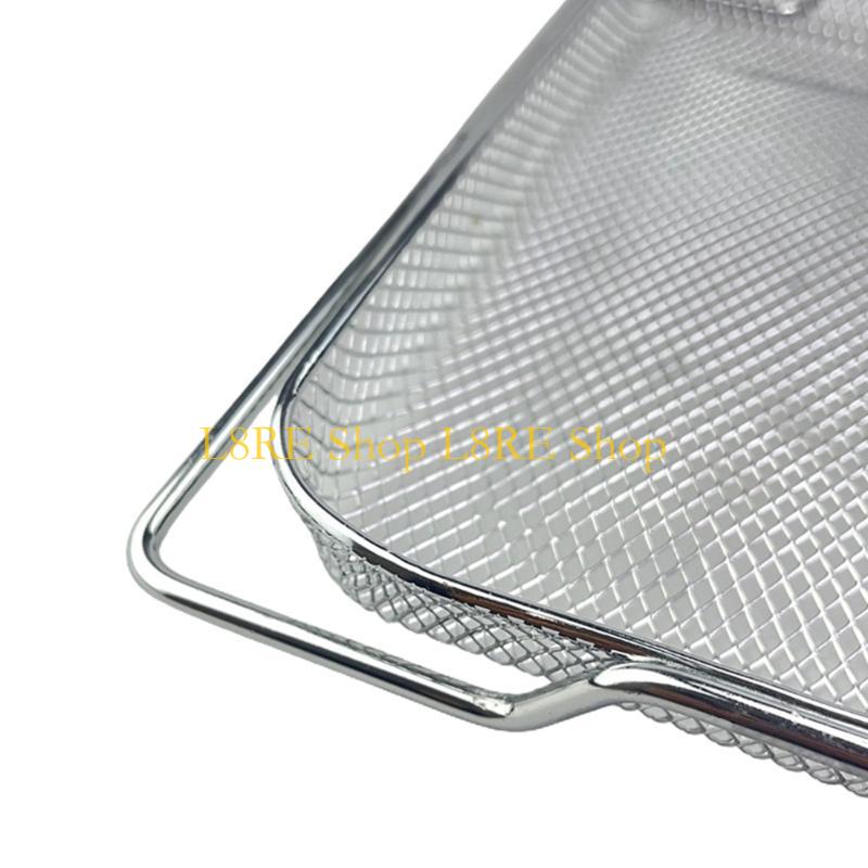 L8RE Air Fryers Rack Stackable Grilling Rack Stainless Steel Anti-corrosion Gadgets for Brevilles Oven Air Fryer