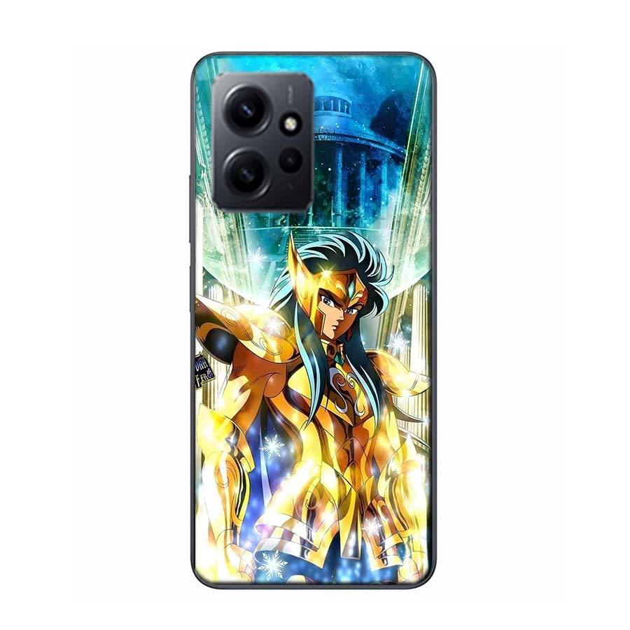 Saint Seiya Knights Of The Zodiac Phone Case For Redmi 12 13C 12C 15C 9 10 10C Note 13 Pro Plus 14 15 Pro 9T 9C 9A TPU Soft Cove