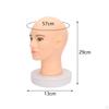 Łysa głowa ekspozycyjna do peruk i tupetów o uniwersalnym zastosowaniu
