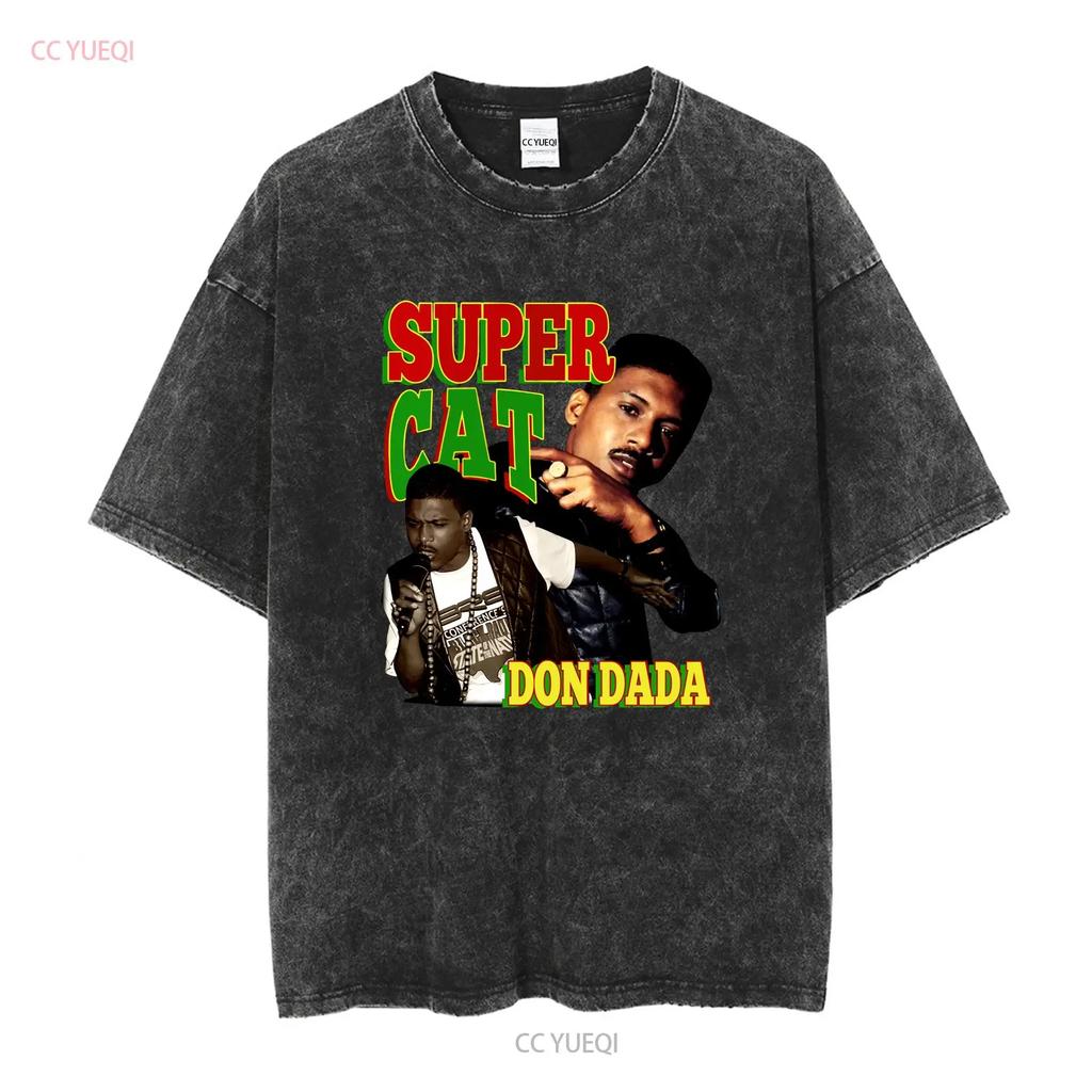 Super Cat Don Dada T-Shirt 90er Hip Hop Dancehall Reggae Dub Ska Plattenlabel Jamaika Studio One lange oder kurze Ärmel Vintage