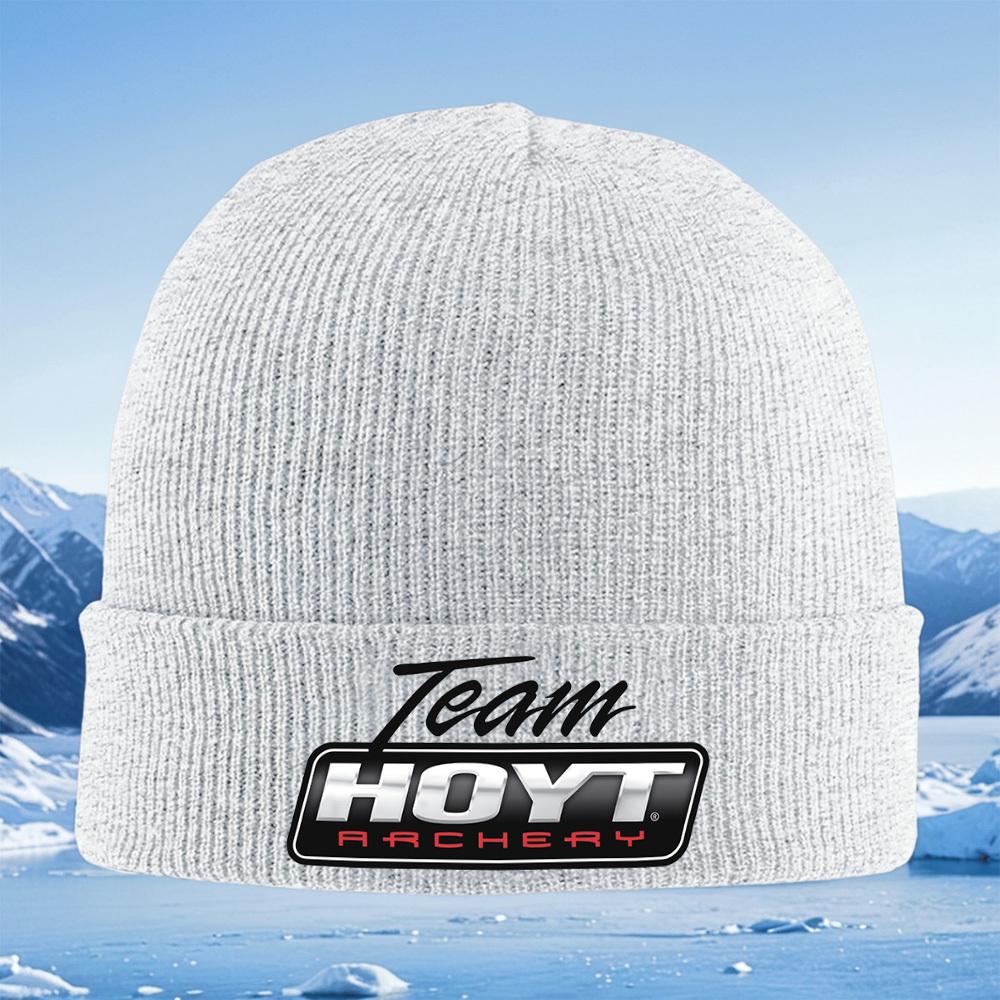 Team Hoyt Archery Logo Design Unisex Women Unisex Knitted Hat Beanie Pullover Cap Winter Thermal Warm Christmas Outdoor Cycling Hik
