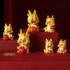 Dragon Mascot Fish Tank Decoration Cute Little Dragon Micro Landscape Desktop Resin Ornaments For New Year Home Decor