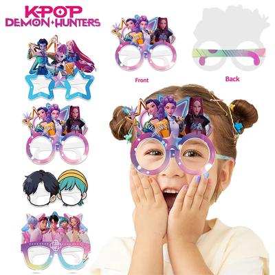 2025 Kpop Demon Hunters Birthday Party Decorations Flag Pulling Korean Kpop Hot Anime Party Celebration Birthday Warriors Decor
