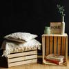 Caisse en Bois Naturel - CREATIVE DECO - 50 x 40 x 30 cm - Caisse Rangement Bois - Caisse en Bois Vintage
