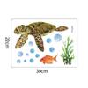 Cartoon Luminous Fish Bubble Underwater World Children Toilet Stickers Bathroom Home Decoration Wall Stickers Self-adhesive