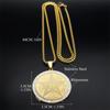 Tetragrammaton Pentagram Amulet Necklace for Women Men Stainless Steel Jewish Israel Talisman Pentacle Chain Jewelry NZZZ499S02