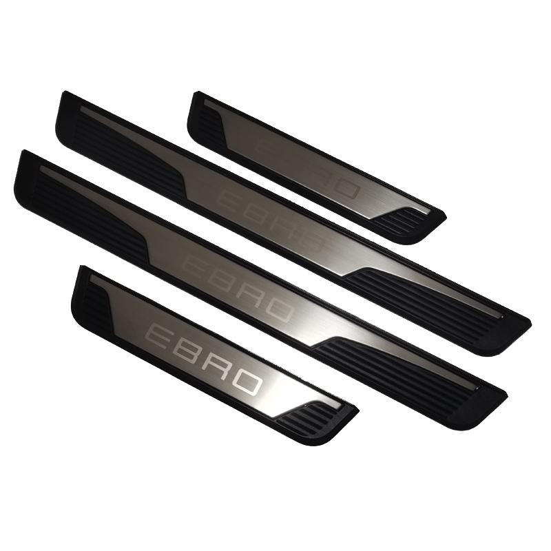 Für EBRO S700 2025 2026 Zubehör Autoteile Einstiegsleisten Styling-Aufkleber Autotürschwellen-Schutz Schmutzfängerleiste Zierleiste