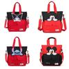 Lilo Stitch Kids Cartoon School Bag With Lightweight Nylon And Expandable Capacity For Elementary Students