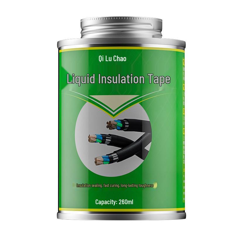 Electrician's Waterproof Liquid Insulating Cloth Tape - Black, Flame Retardant, Ideal for Wire Joints & Cables