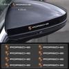 2/5/10Pcs Car Interior Random Stickers Car Steering Wheel Emblem Styling For Porsche Boxster Cayenne Panamera Macan Cayman 911 918 996 917 991