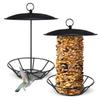 Large Capacity Hanging Bird Feeder Cylindrical Bird Feeding Tray Food Dispenser  Patio