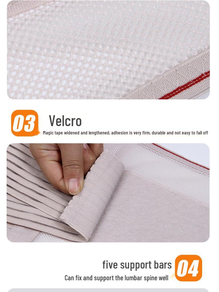 Extra Large Breathable Lumbar Support Belt - Relieves Back Pain for Men and Women