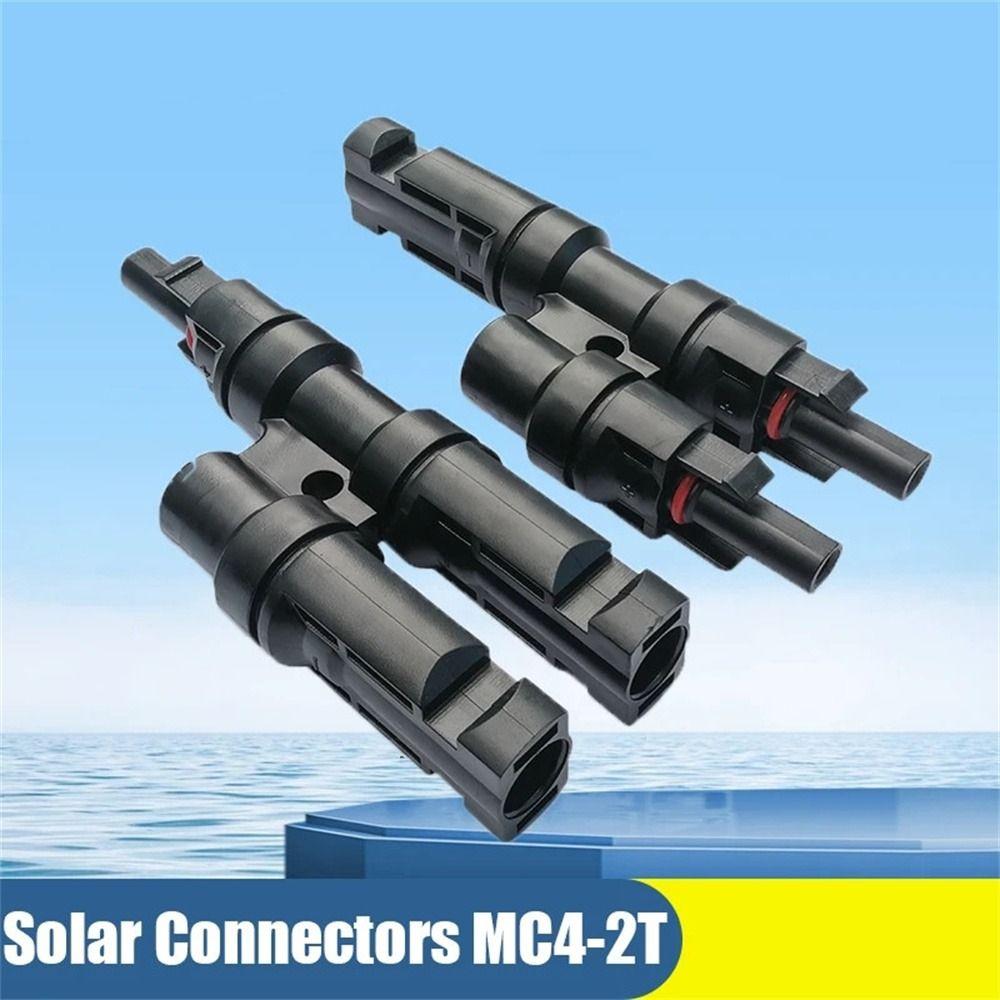 

1 T Branch Male & Female PV Branch Connectors Solar Energy Adapter PV Connector PV Panel Connector
