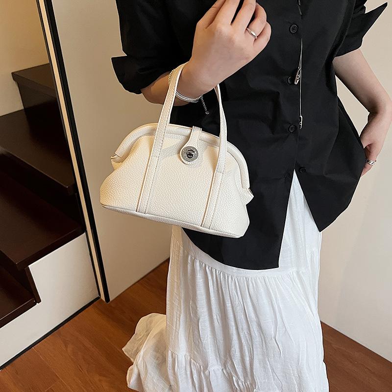 New Shell Bag Clip Bag High-end Single Shoulder Crossbody Portable Fashion Dumpling Bag