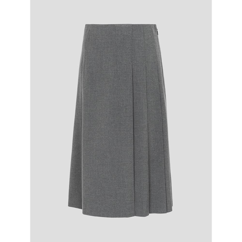 Binpolleidiseu [B. My] Pleated Midi Skirt Ash (Bf5827N024)