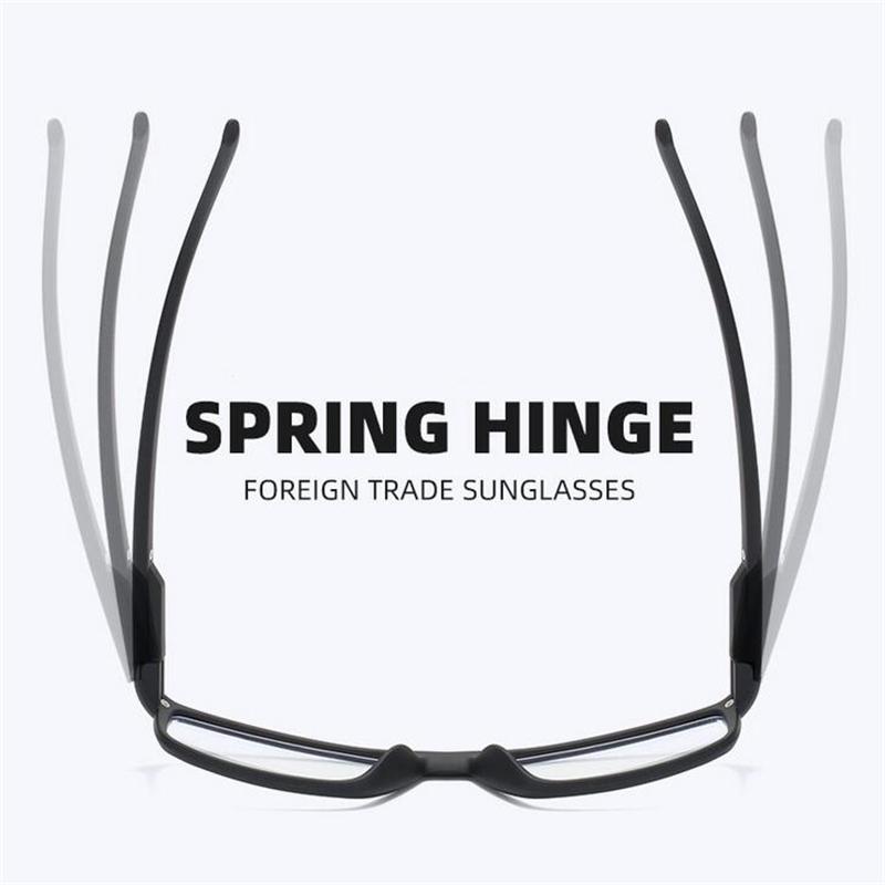 Фотохромні Окуляри для Зору за Рецептом при Короткозорості Жіночі Чоловічі Фірмові Дизайнерські Квадратні Окуляри для Короткозорості з Захистом від Синього Світла -0.5 -0.75 До -6