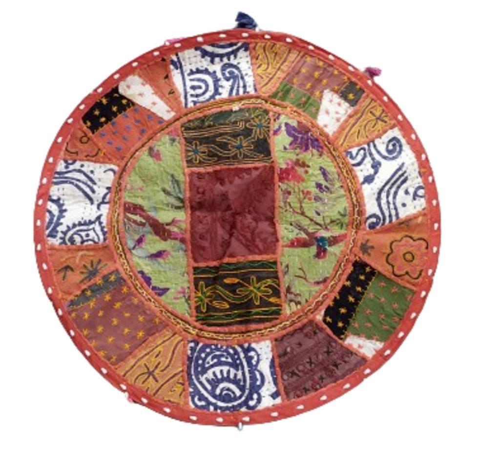 @ Indian Traditional Round Floor Mat Multi Colour For Home Deoration MJ-260-60%OFF