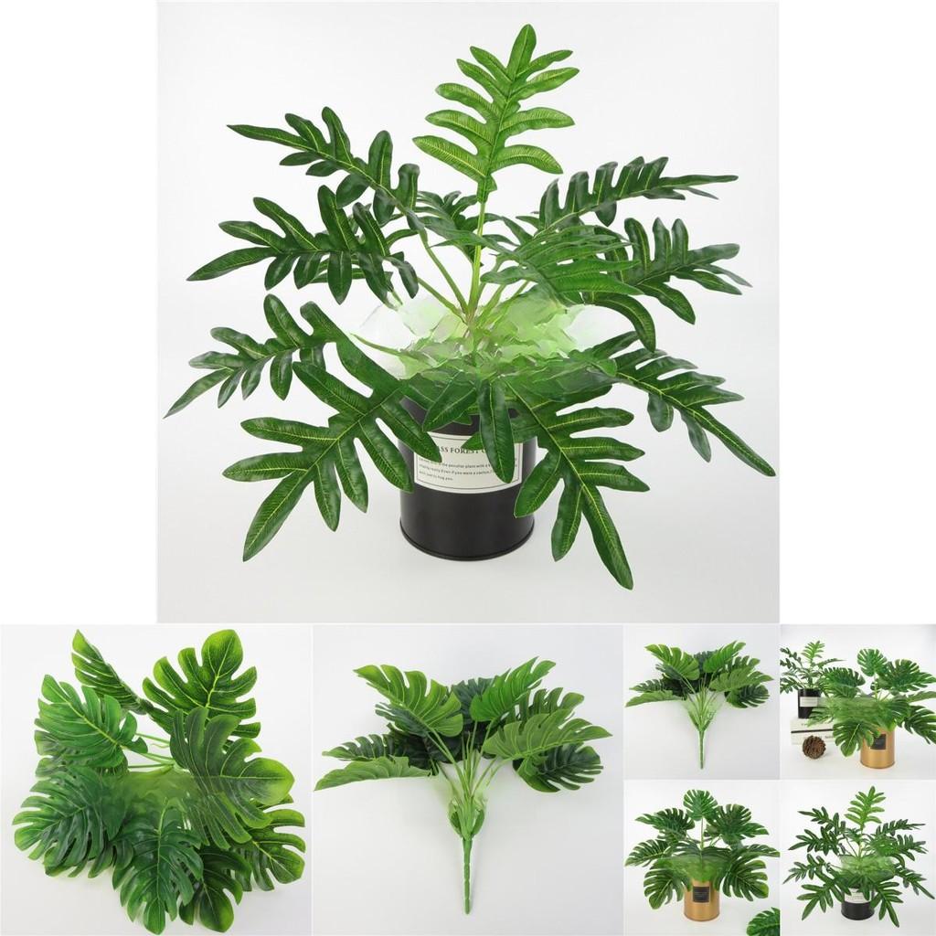 Greenery Wall Decor With Artificial Monstera Deliciosa Liebm Plants For Home Office Interior Design