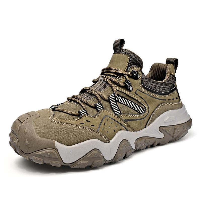 

Genuine Leather Men s Sneakers Outdoor Travel Casual Shoes Non Slip Fashion Hiking Shoes Versatile Comfortable Treking Footwear 38
