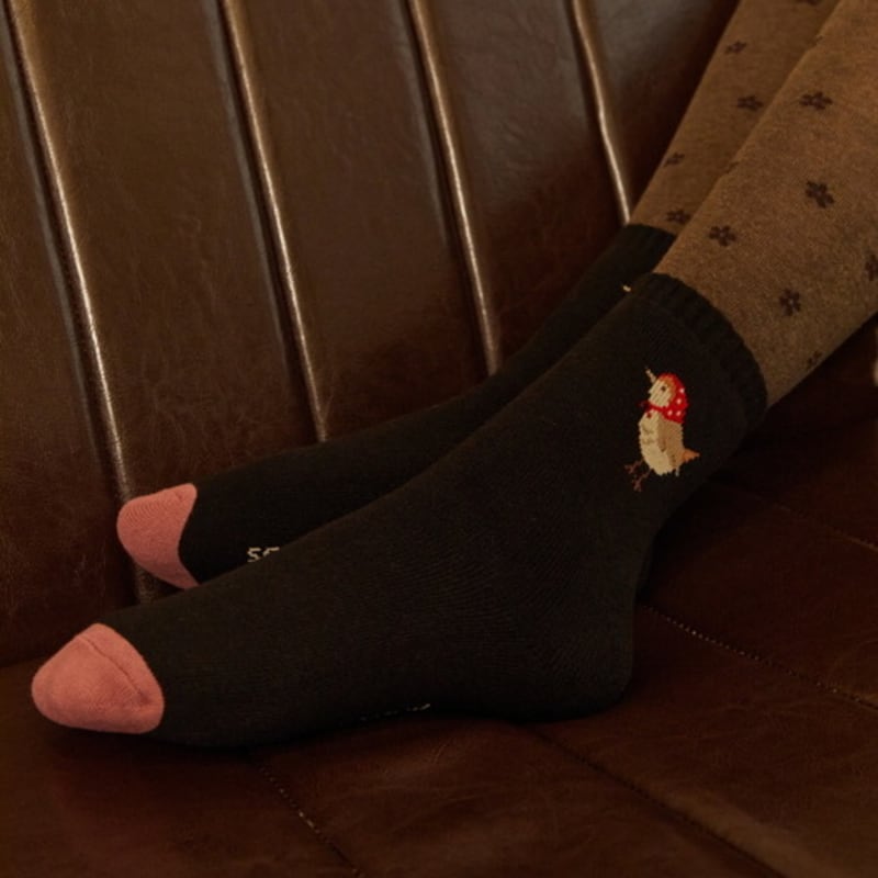 SOCKS APPEAL warm red scarf sparrow