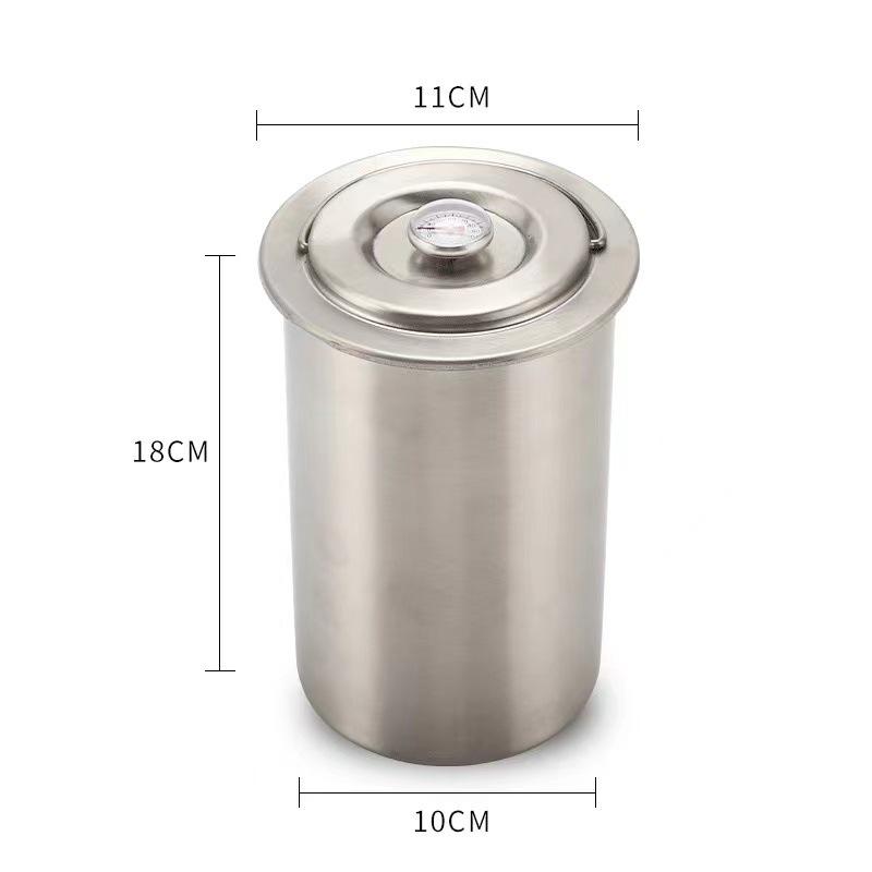 Large Capacity Multifunctional Stainless Steel Steam Pot with Built-in Thermometer