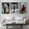 Banks Graffiti Art Canvas Painting Modern Street Pop Art On the Wall Cuadros Pictures for Living Room Home Decoration