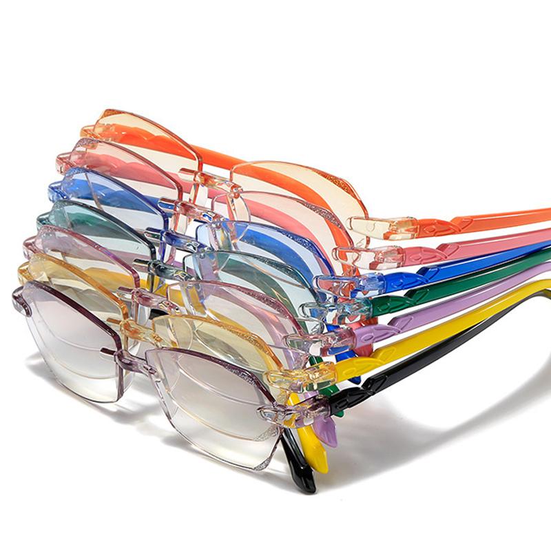 New Trendy Reading Glasses For Women Men Anti Blue Light Presbyopic Eyewear Finished Optical Far Sight Eyeglasses Diopter To+4.0