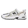 New Balance Nb 530 Serie Retro Bequem Mesh-Gewebe Synthetikleder Niedrig geschnitten Freizeit Laufschuhe Unisex Sneaker Weiß Schwarz MR530UNI