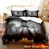 RIP jaydayoungan Bedding Set Single Twin Full Queen King Size Bed Set Aldult Kid Bedroom Duvetcover Sets Anime parure de lit Bed