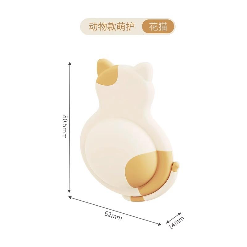 Silicone Cute Pet Anti-collision Pad, Soft Rubber Door Sticker, Anti-collision Artifact, Refrigerator Door Rear Wall Sticker, Penguin Panda Buffer Pad