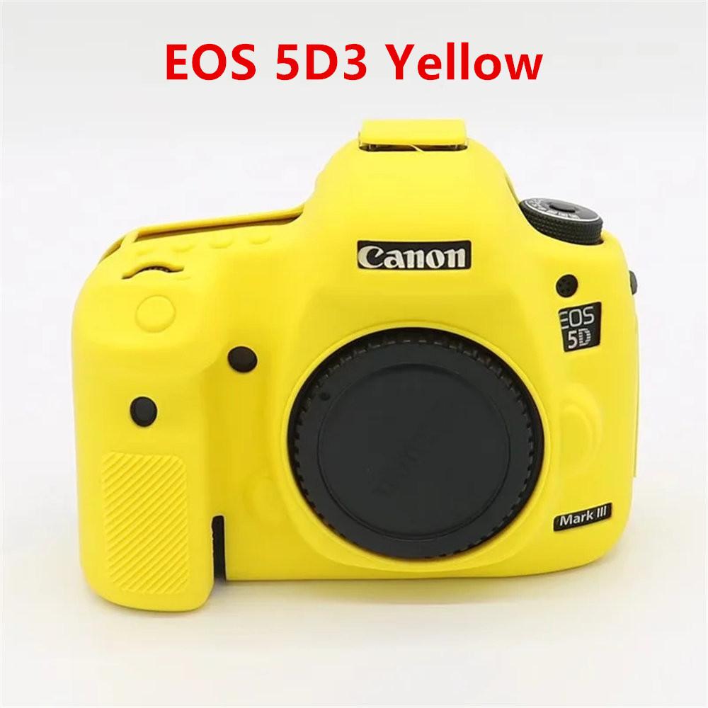 Soft Silicone Armor Camera Bag Case Cover For Canon EOS 5D Mark II III IV 5D2 5D3 5D4 6D Mark II 6D2 7D Mark II 7D2 77D 600 700D