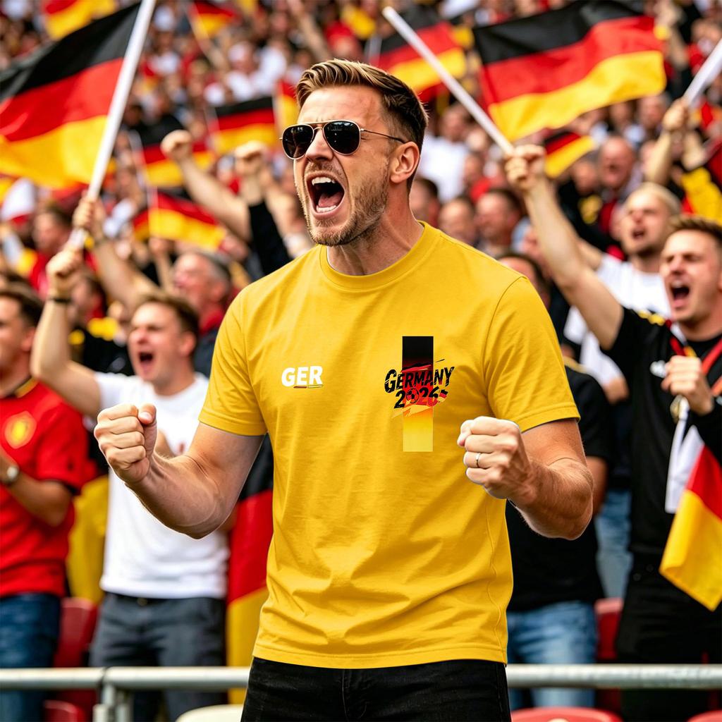 Unisex German Soccer Fan Top for Day Support