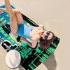 Band F-Fontaines DC Big Microfiber Beach Towels Quick Dry Towel Sand Beach Towels Pool Towel for Travel Swim Pool Yoga