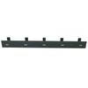 Bathroom Attachment Black Shelf Aluminum Alloy Shelves with Hooks Shampoo Holder Kitchen Storage Rack Key Hooks  Gang Hook