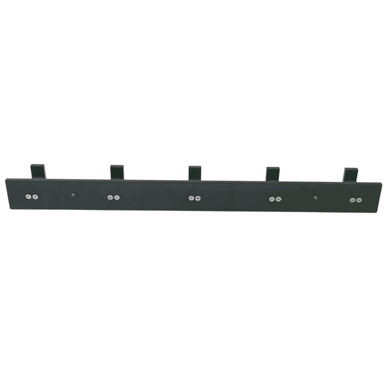 Bathroom Attachment Black Shelf Aluminum Alloy Shelves with Hooks Shampoo Holder Kitchen Storage Rack Key Hooks  Gang Hook
